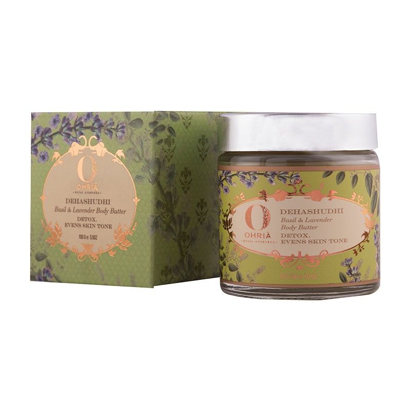 Ohria Ayurveda Basil And Lavender Body Butter (Dehashudi)