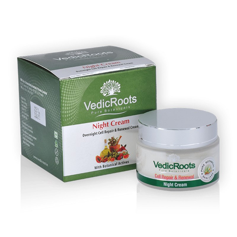 VedicRoots Night Cream Overnight Cell Repair & Renewal Cream