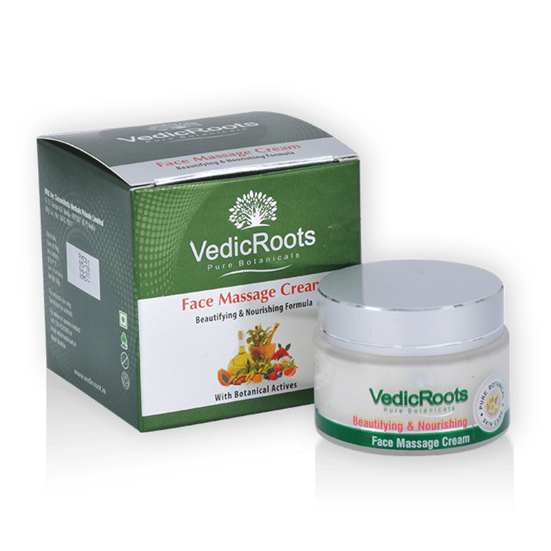 VedicRoots Face Massage Cream Beautifying & Nourishing Formula