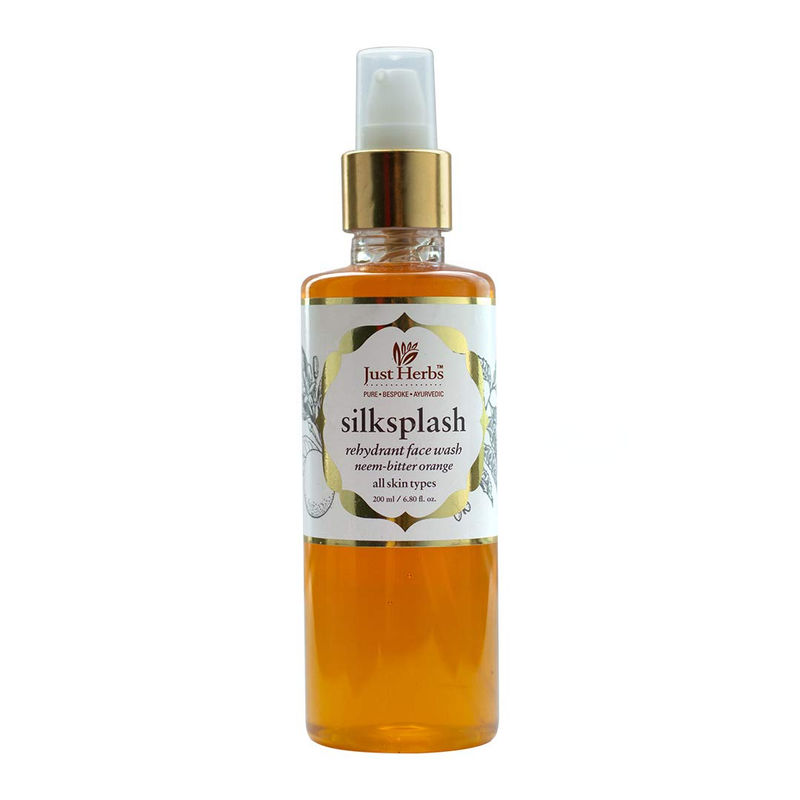 Buy Just Herbs Silksplash Face Wash for all Skin Types Paraben & SLS