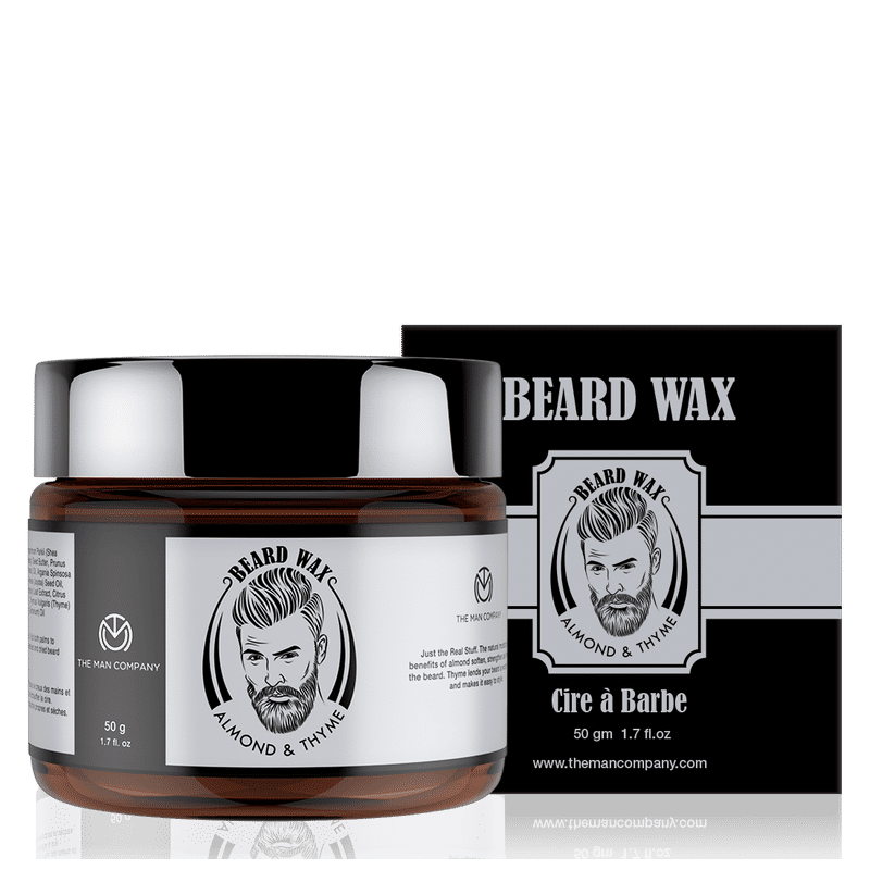 Buy The Man Company Beard Wax For Beard Moustache Styling Almond