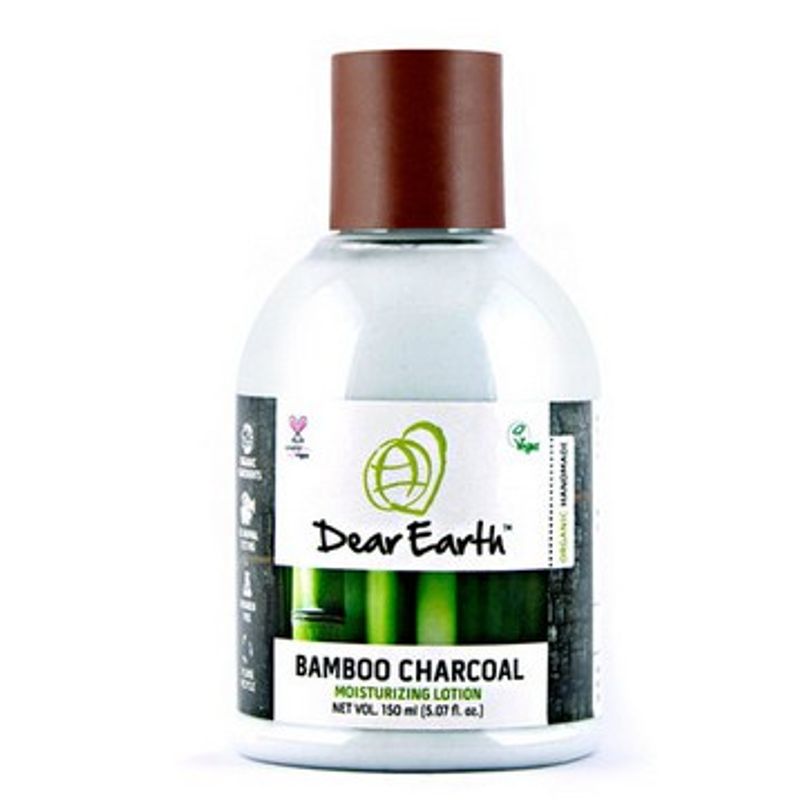 Dear Earth Bamboo Charcoal Nourishing Organic Lotion, For Men -150ml