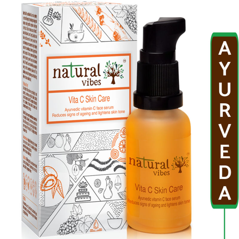 Natural Vibes Ayurvedic Vitamin C Skin Care Face Serum