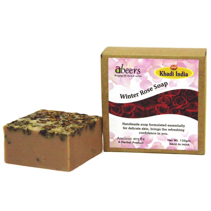 Abeers Khadi Pure Essense Luxury Winter Rose Soap