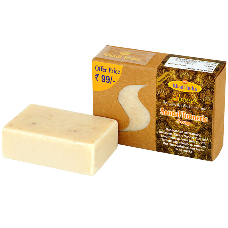Abeers Khadi pure Essence Turmeric Sandal Soap