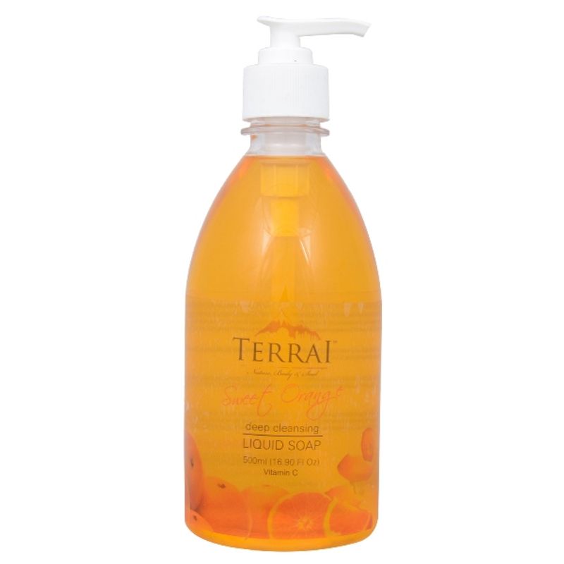 Terrai Sweet Orange Deep Cleansing Liquid Soap