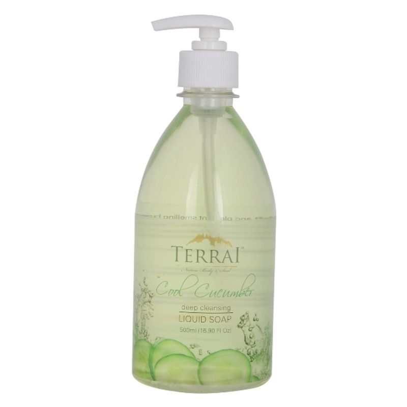 Terrai Cool Cucumber Deep Cleansing Liquid Soap