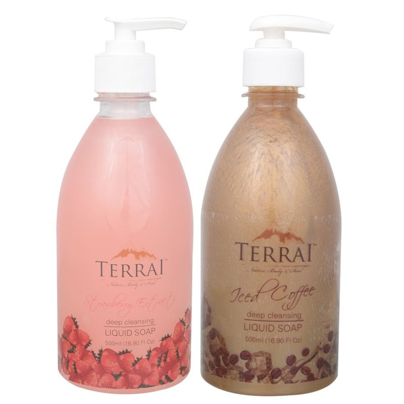 Terrai Liquid Soap Set - Strawberry and Coffee