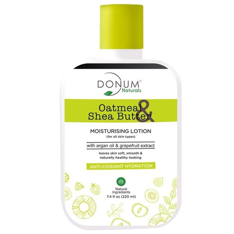 Donum Naturals Oatmeal Shea Butter Moisturizing Face & Body Lotion