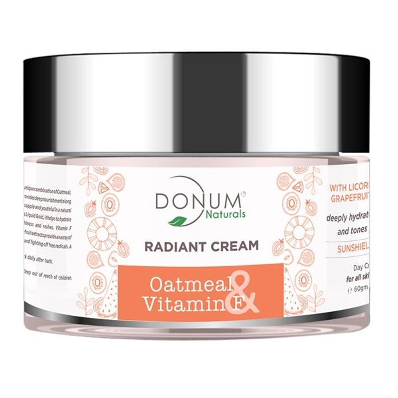 Donum Naturals Radiant Day Cream Oatmeal & Vitamin F With SPF 15