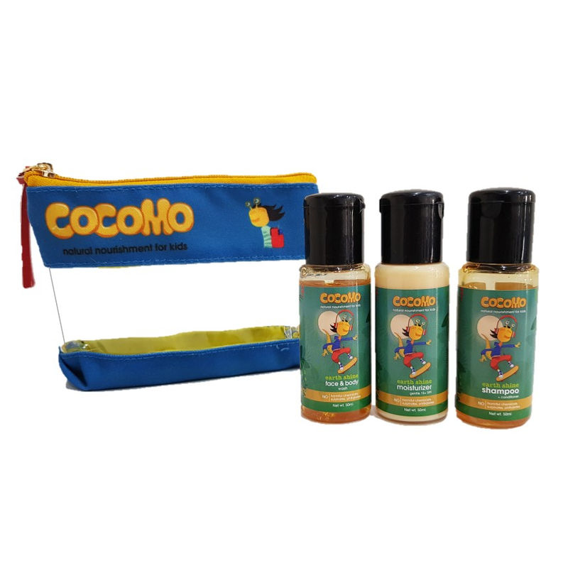 Cocomo Natural Earth Shine Gift Combo Travel Pack For Kids