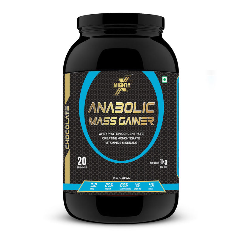 MightyX Anabolic Mass Gainer Chocolate 1Kg