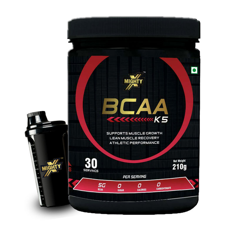 MightyX BCAA Watermelon Powder 30 Servings (Free Shaker) 210gm