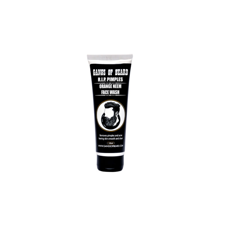 Gangs of Beard R.I.P. Pimples Orange Neem Face Wash