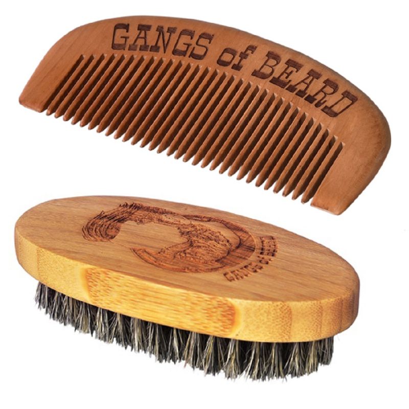 Gangs of Beard Brush + Comb