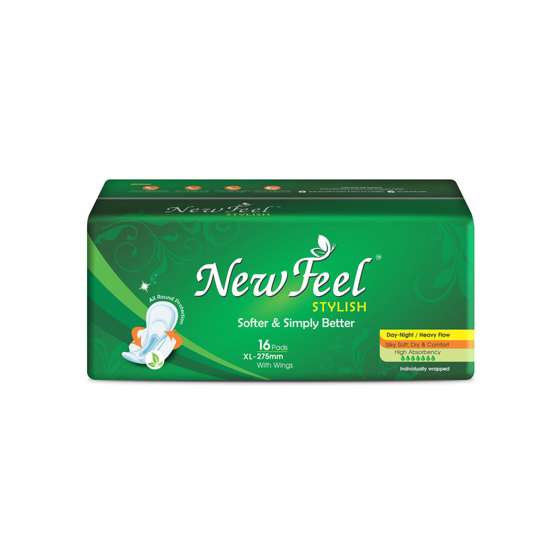 Newfeel Stylish Softer And Simply Better - XL(16 Pads)