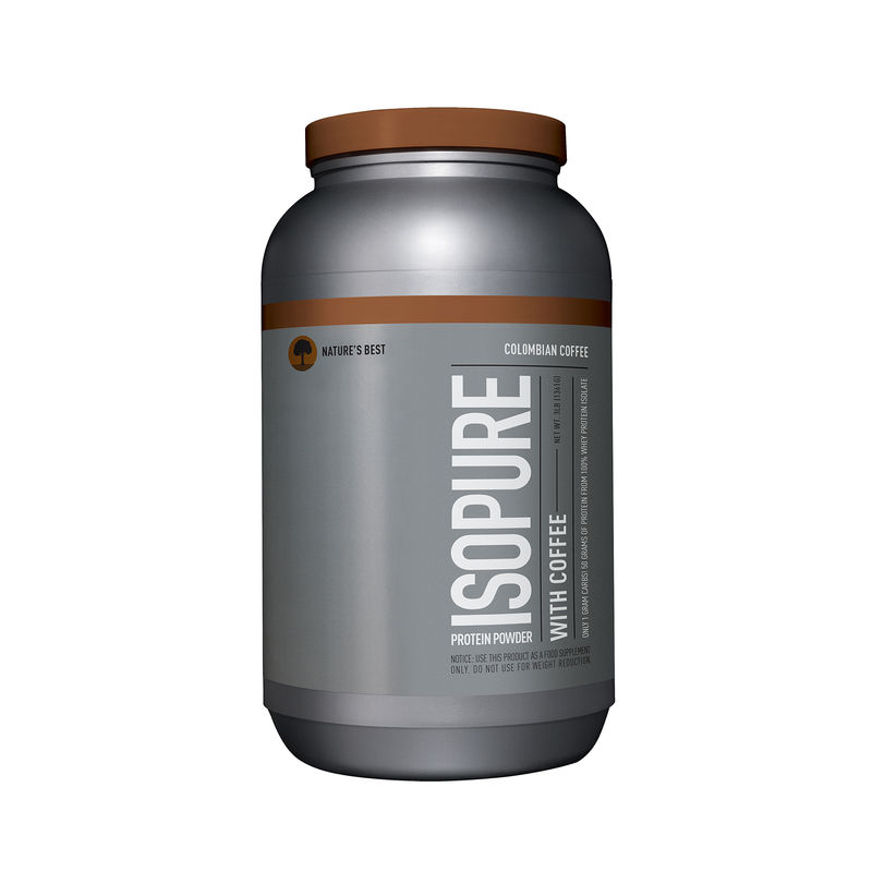 Isopure Low Carb 100% Whey Protein Isolate Colombian Coffee Powder