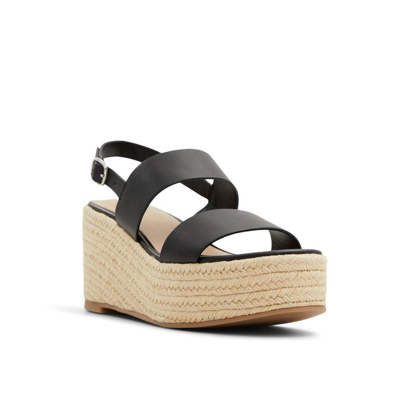 Aldo Keoni Women's Black Wedge Heels (UK 7)