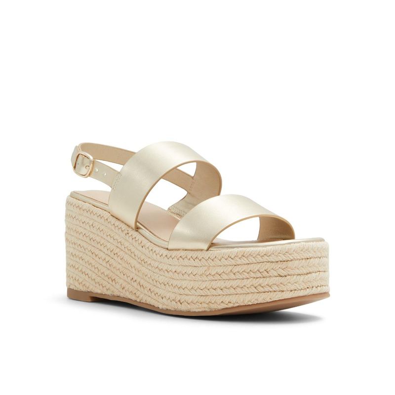 Aldo Keoni Women's Yellow Wedge Heels (UK 7)