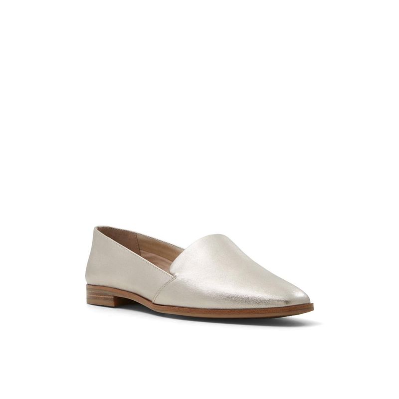 Aldo Veadith2.0 Women's Silver Loafers (UK 7)