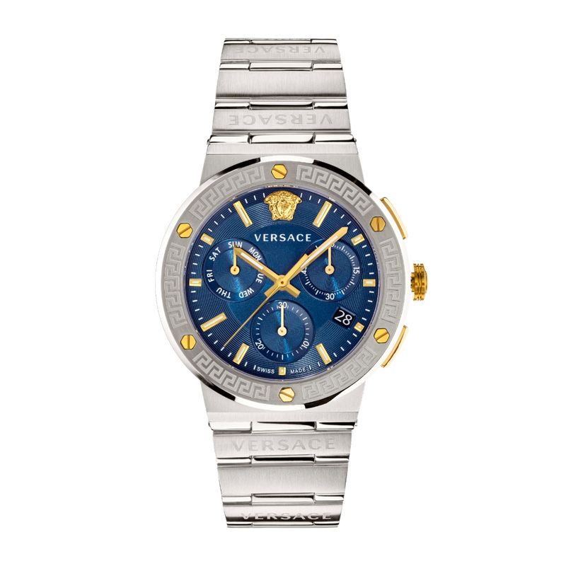 Versace blue face new arrivals watch