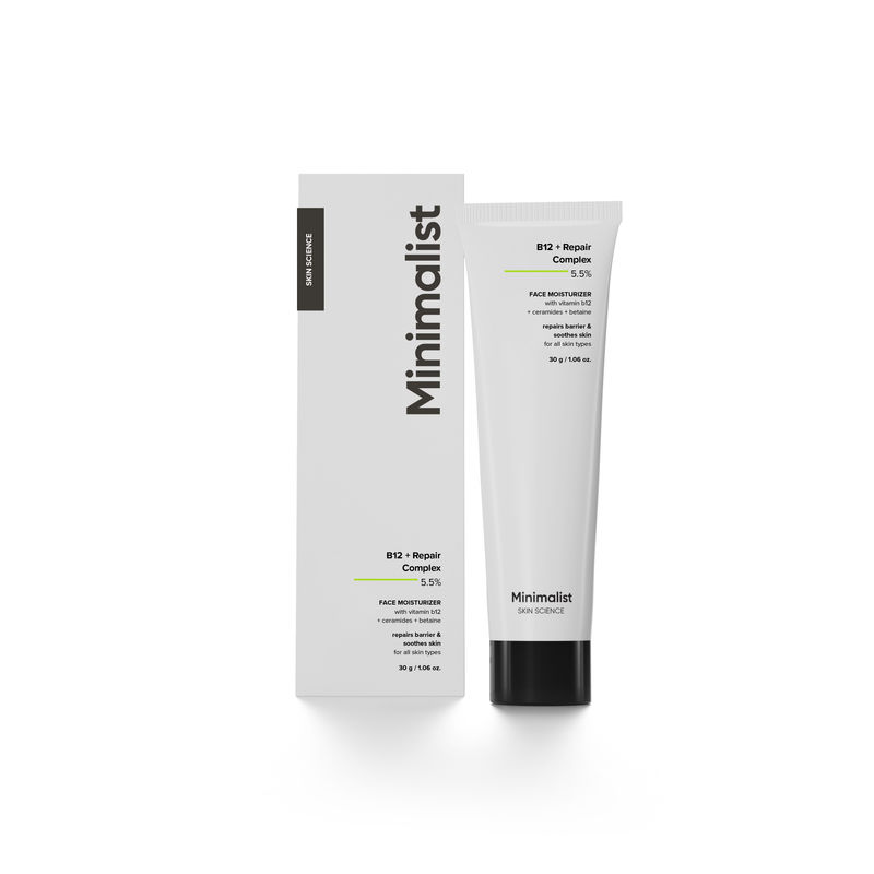 Minimalist B12 + Repair Complex 5.5% Face Moisturizer