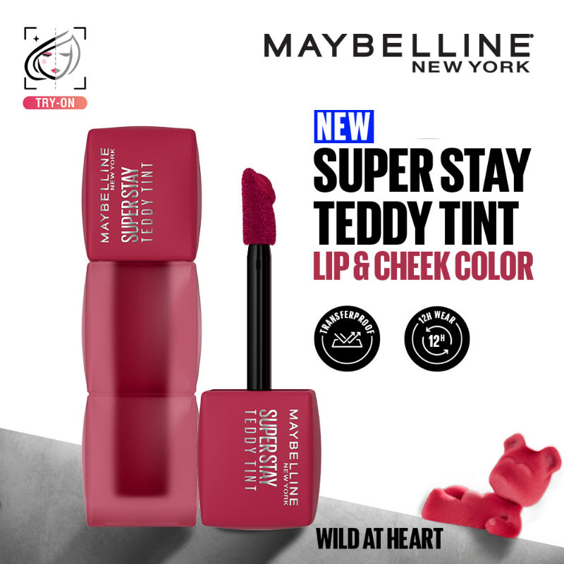 Maybelline New York Superstay Teddy Tint Lip & Cheek Color - Wild At Heart