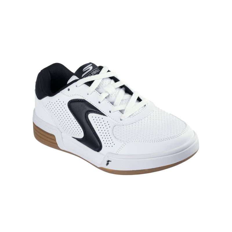 SKECHERS Women Viper Court Classic Lace Up Running Shoes - White (US 8)