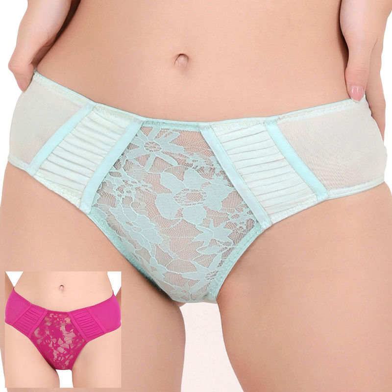 Curwish Pack of 2 - Lacy Wonders Lace Panty (S)