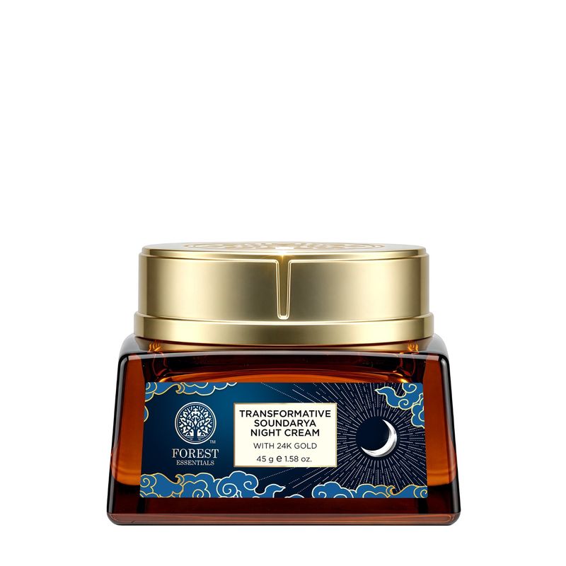 Forest Essentials Transformative Soundarya Night Cream With 24K Gold - For Overnight Repair