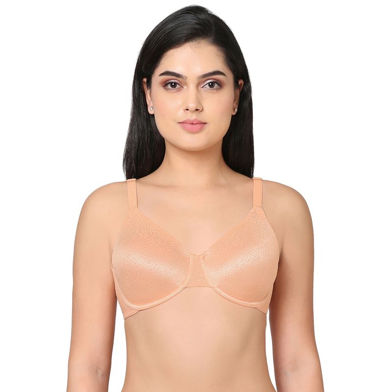 Wacoal Back Appeal Non-Padded Wired Medium Coverage Full Cup Bra Peach (40C)
