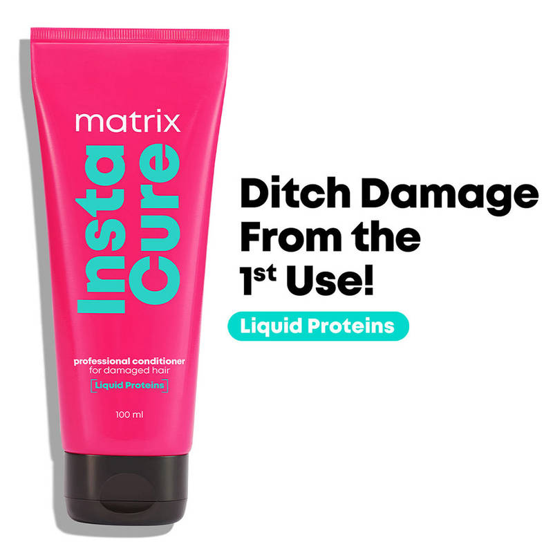 Matrix Professional InstaCure Liquid Protein Conditioner for Damaged Hair Reduce Split Ends