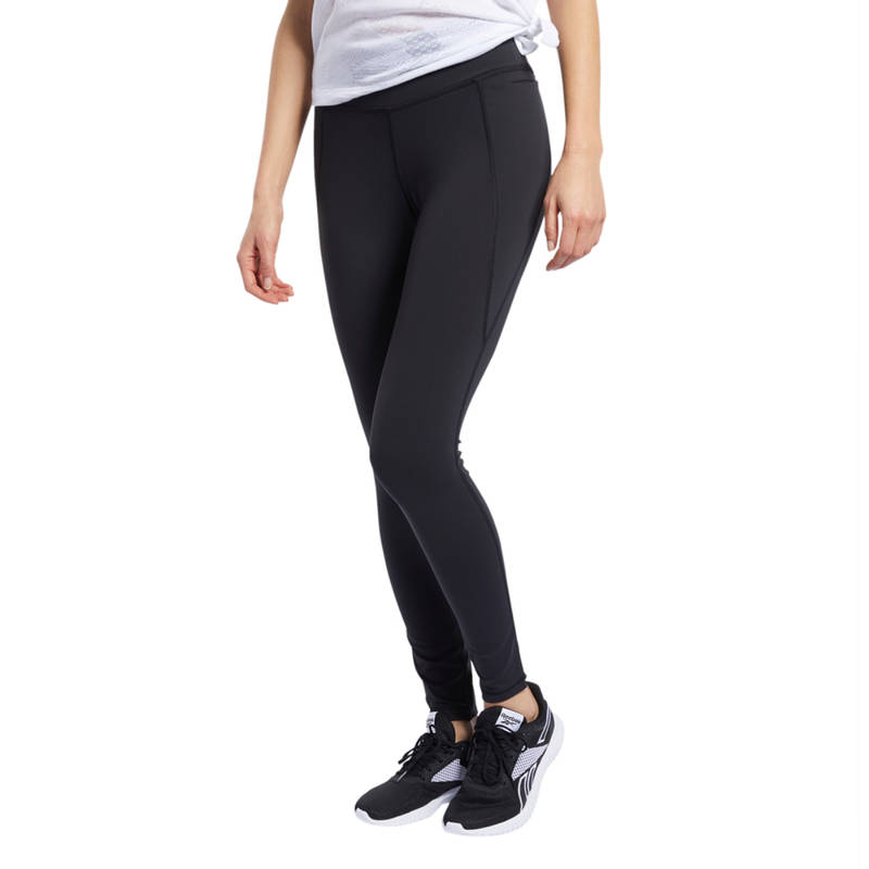 Reebok TS LUX TIGHT 2.0 Black Training Tights (XS)