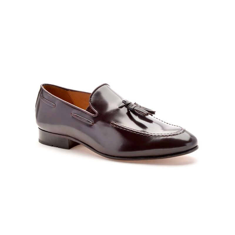 Ruosh The Tivoli Brown Men Tassel Loafers (UK 9)