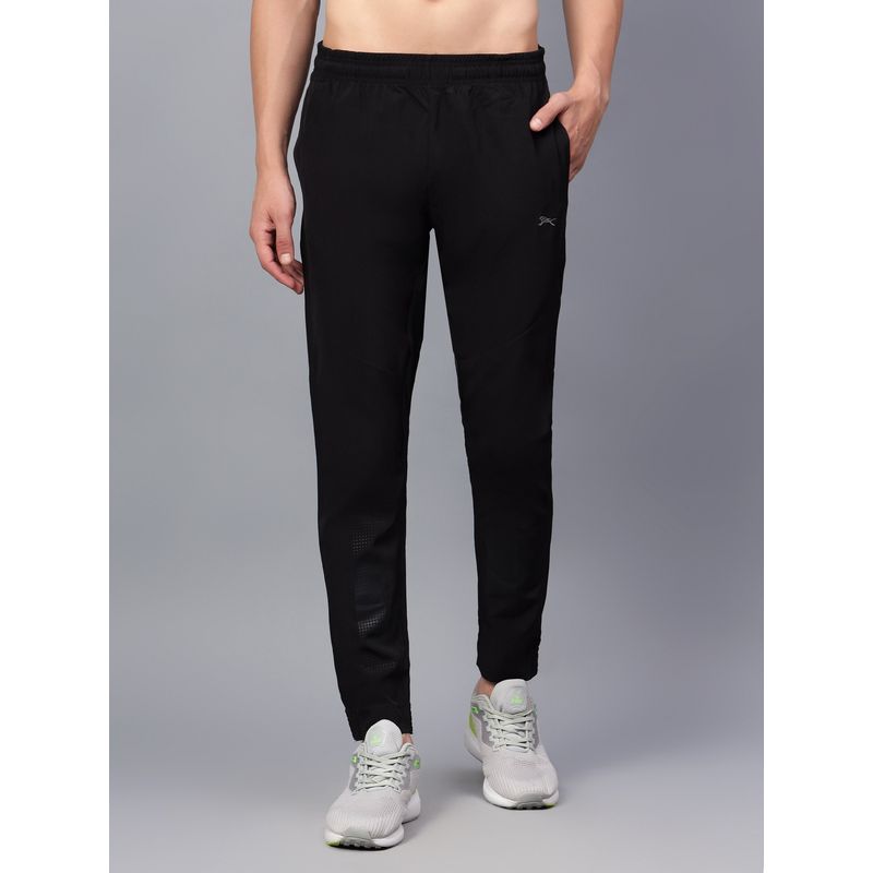 Shiv Naresh Black Men's Stretchable Trackpants (44)