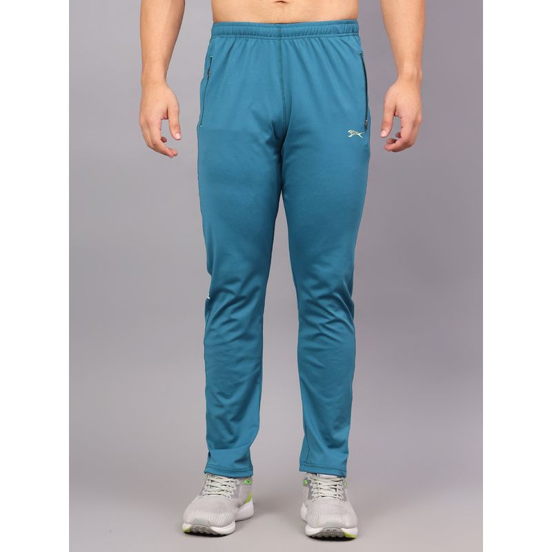 Shiv Naresh Blue Stretchable Men's Track Pant (46)