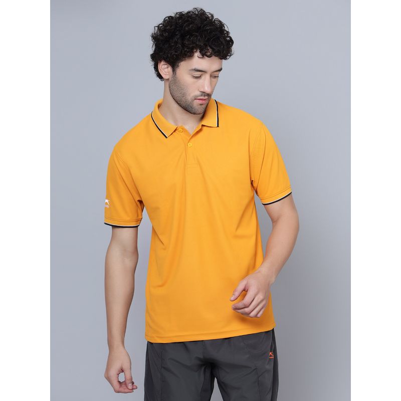 Shiv Naresh Mustard Polo T-Shirts Pique Knit Snp01C Mustard (38)