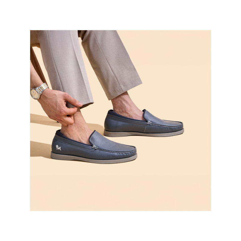 Neeman's The Luxe Loafers Comfortable Flexible Sole Grey (UK 9)