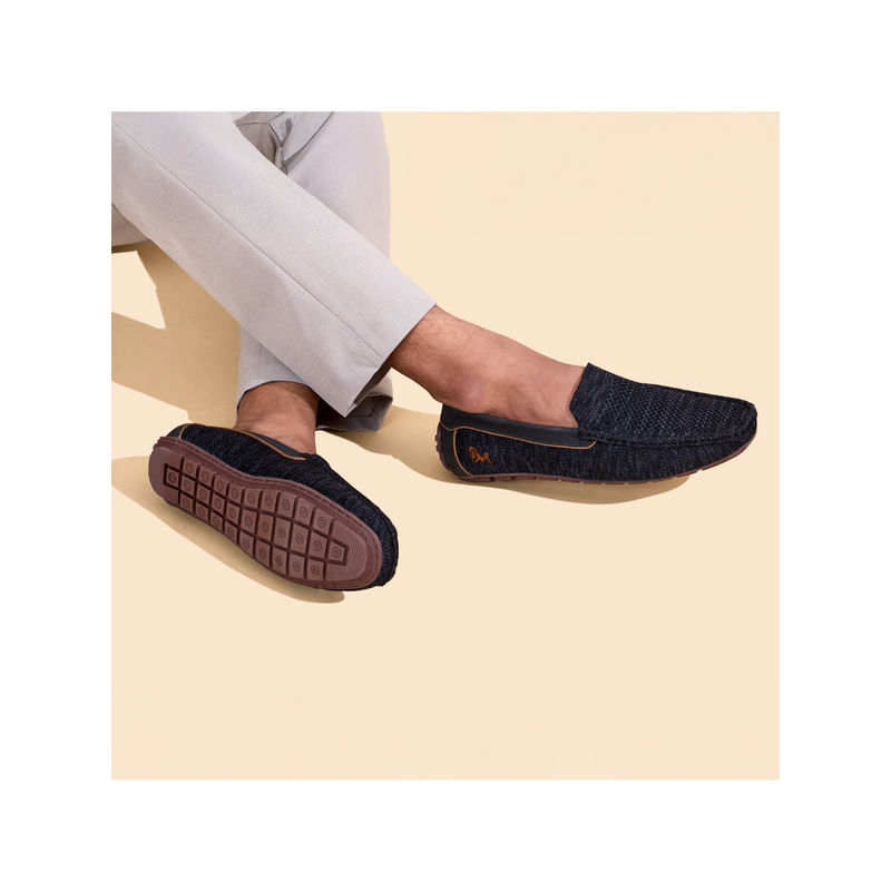 Neeman's The Weave Loafers Comfortable Flexible Eva Sole Black (UK 10)