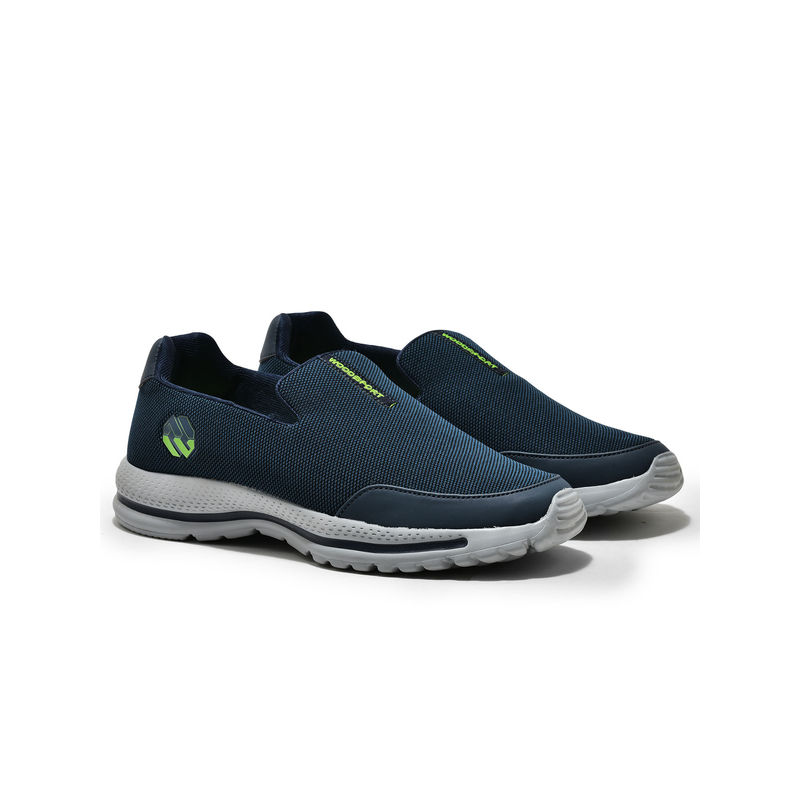 WOODLAND Mens Navy Slip On Textured Sports Shoes (UK-8)