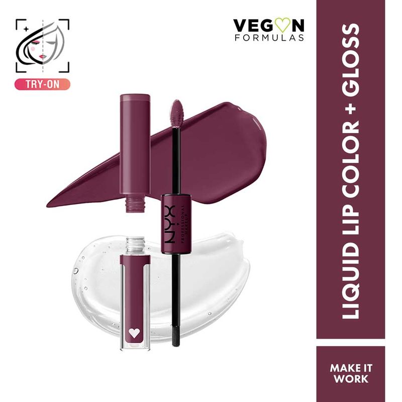 NYX Professional Makeup Shine Loud High Shine Lip Color and Gloss - Make It Work