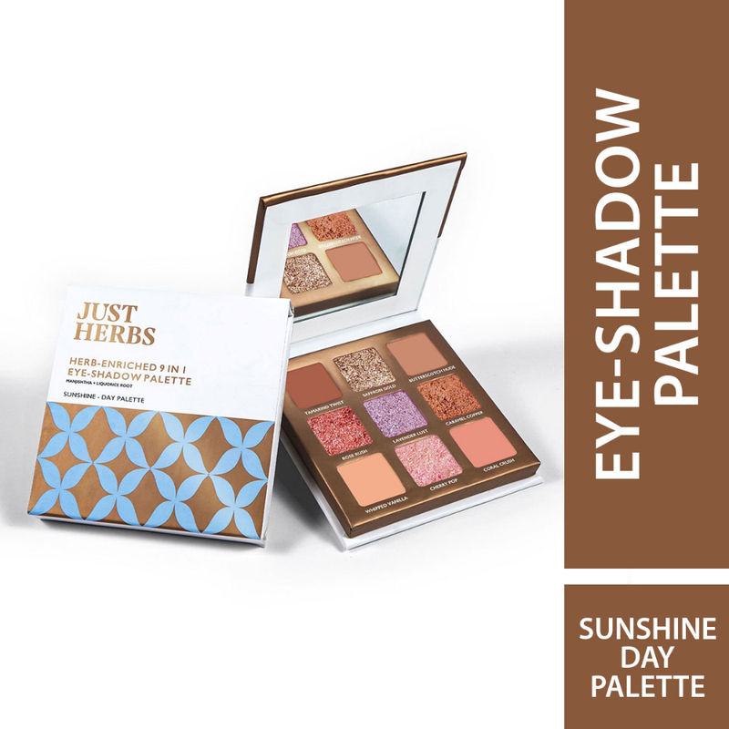 Just Herbs Enriched 9 In 1 Long Lasting Eyeshadow Palette Buy Just