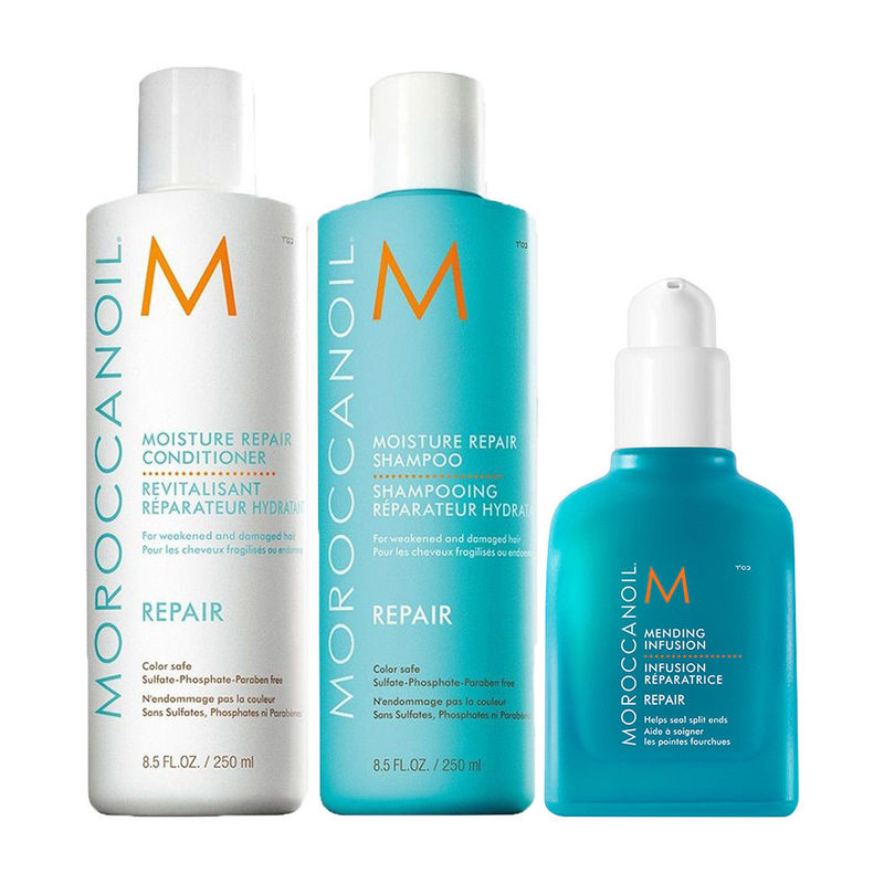 Moroccanoil Repair Shampoo. Conditioner And Mending Infusion Repair