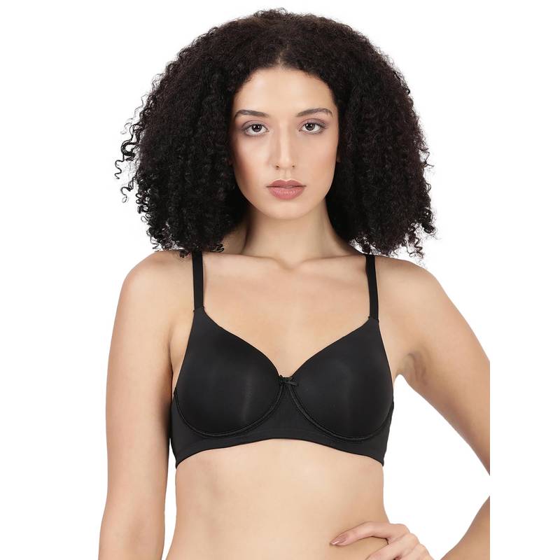 BLOSSOM Women Black Full Coverage Padded Bra (32B)