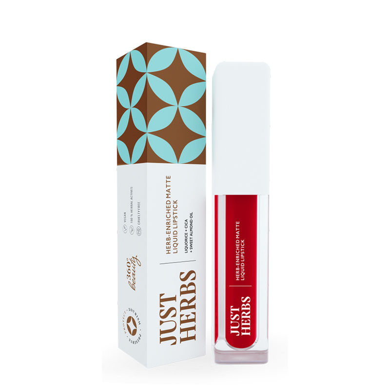 Just Herbs Vegan Matte Liquid Lipstick Buy Just Herbs Vegan Matte