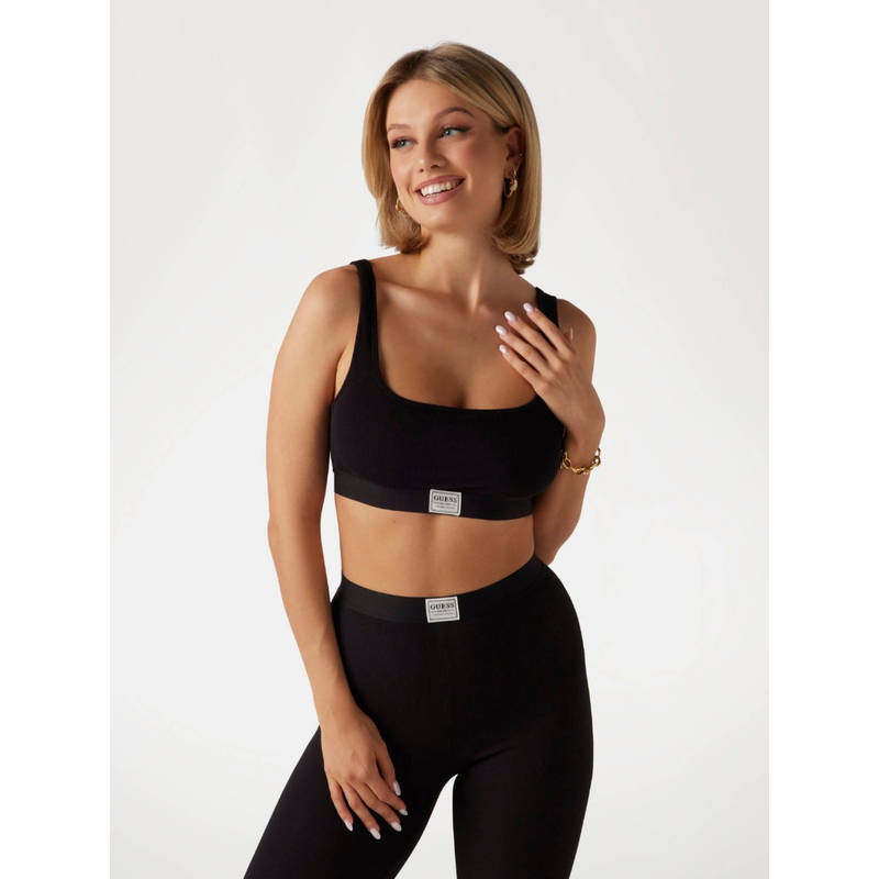 Guess Modal Lining Black Bralette Bra (S)