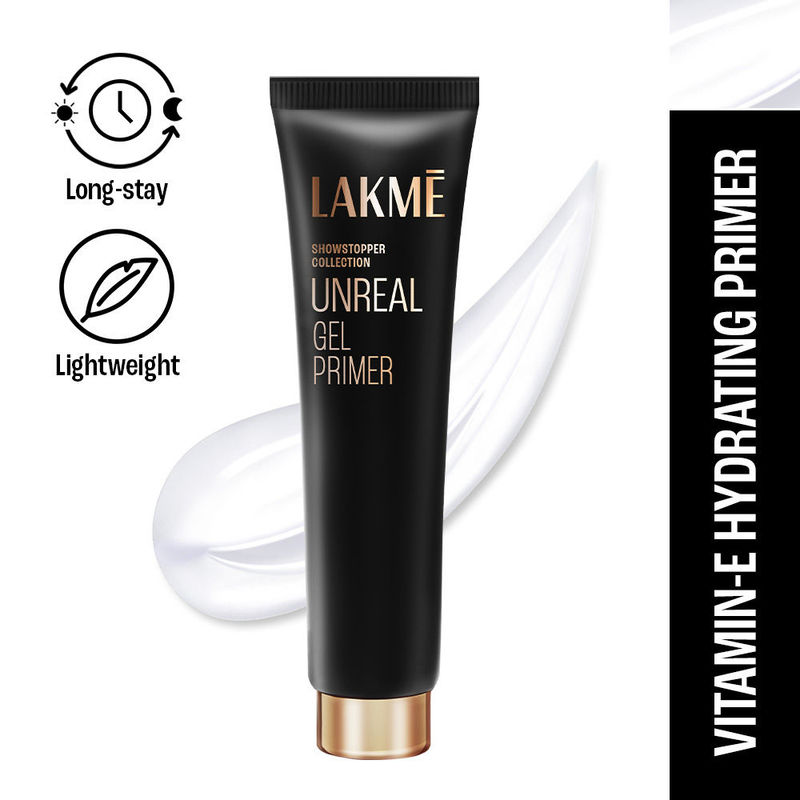 Lakme Unreal Undercover Gel Face Primer, Enriched With Viitamin E For Moisturized Makeup