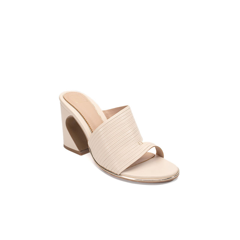 Heel Your Sole Women KIKO Casual Heels Cream (EURO 36)