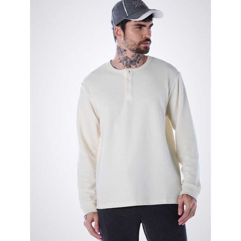 Jack & Jones Men's Regular Fit Beige T-Shirt (S)