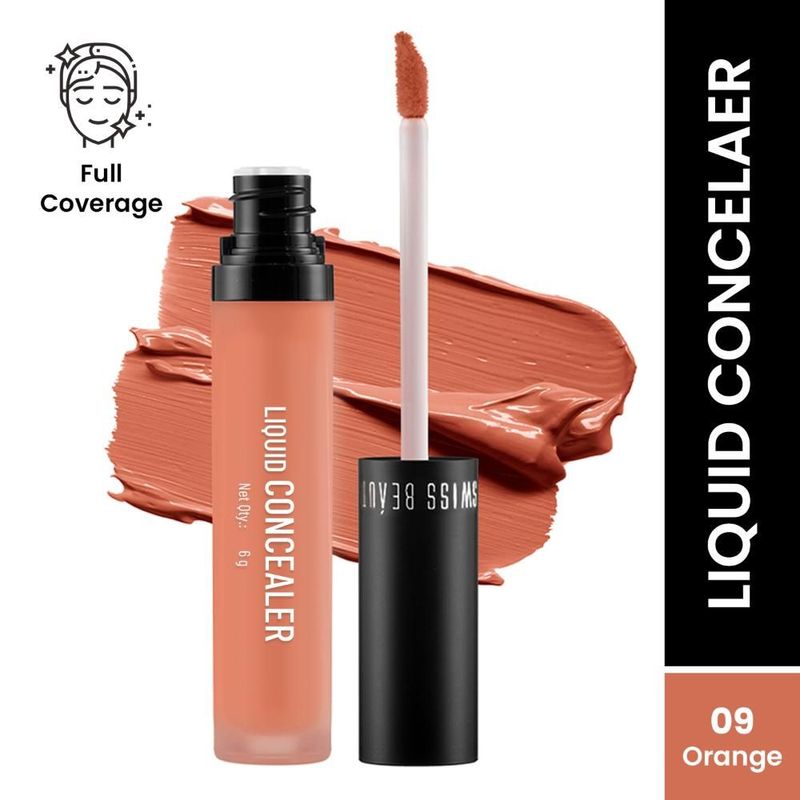 Swiss Beauty Liquid Concealer - 09 Orange